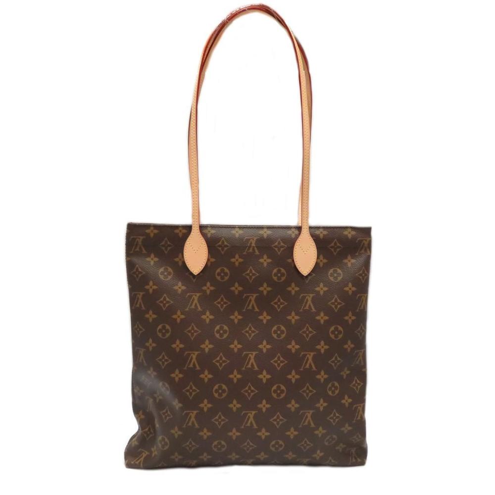 Louis Vuitton Shoulder Brown Tote Carry Monogram Bag It